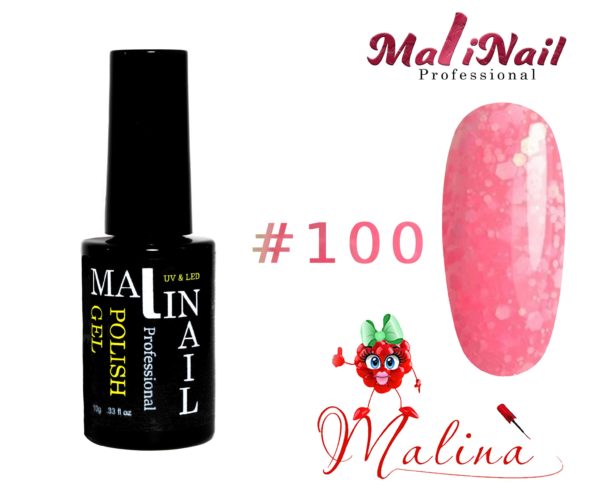 image Гель - лак MaliNail Pro #100