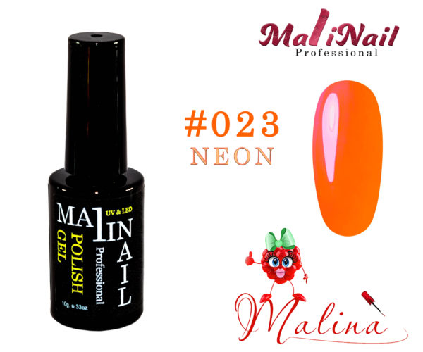 image Гель - лак MaliNail Pro #023 Neon