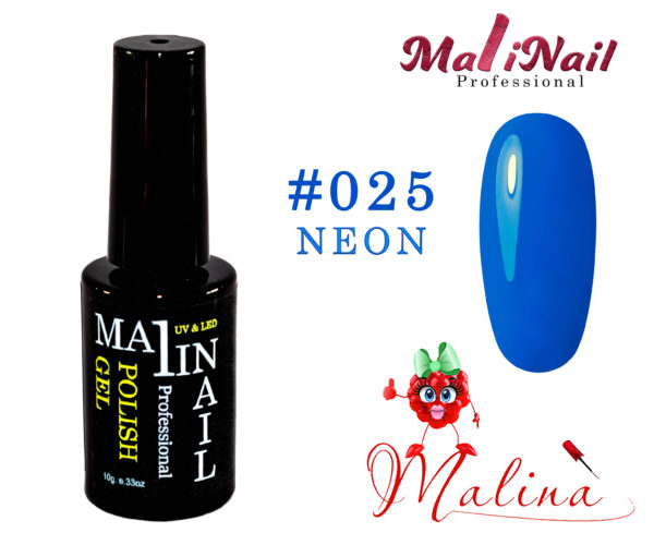 image Гель - лак MaliNail Pro #025 Neon