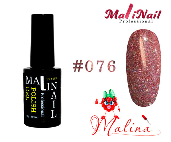 image Гель - лак MaliNail Pro #076