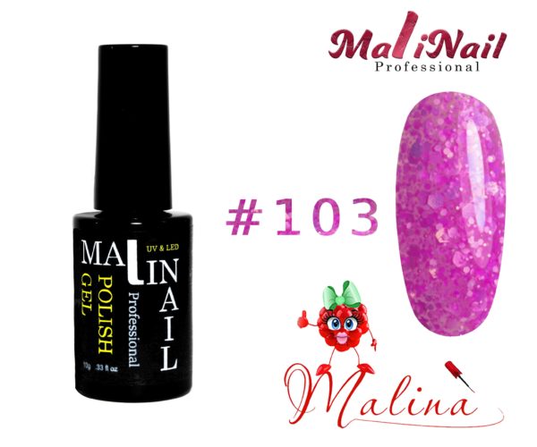 image Гель - лак MaliNail Pro #103