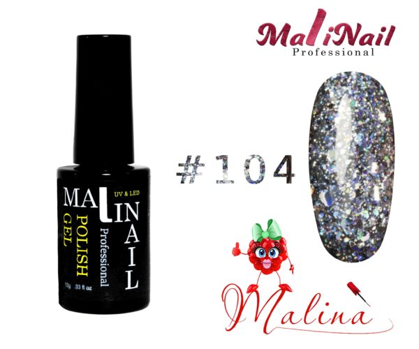 image Гель - лак MaliNail Pro #104