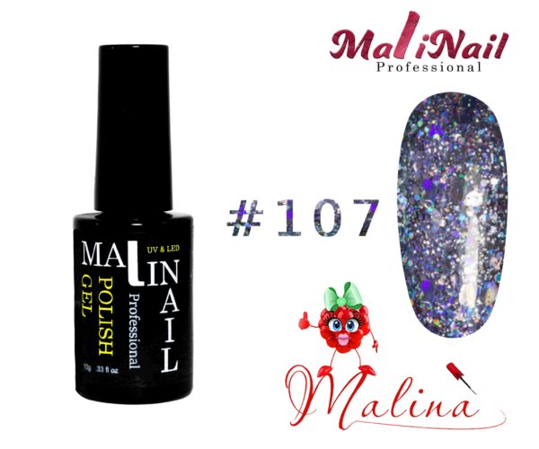 image Гель - лак MaliNail Pro #107