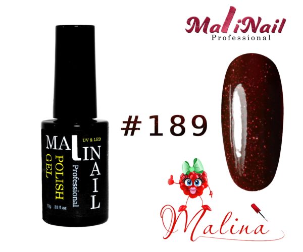 image Гель лак MaliNail PRO #189